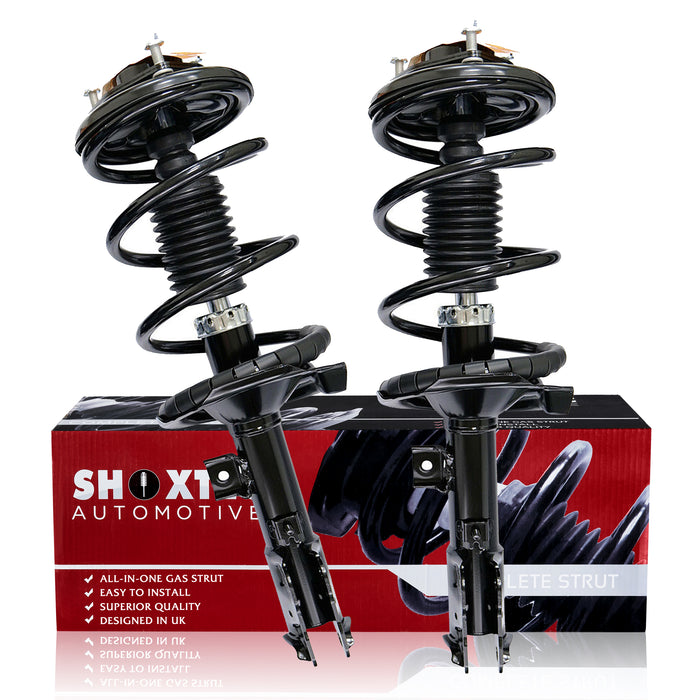 Shoxtec Front Complete Struts Assembly Replacement for 2008 - 2011 Mitsubishi Lancer Coil Spring Shock Absorber Repl. part no 172505 172504