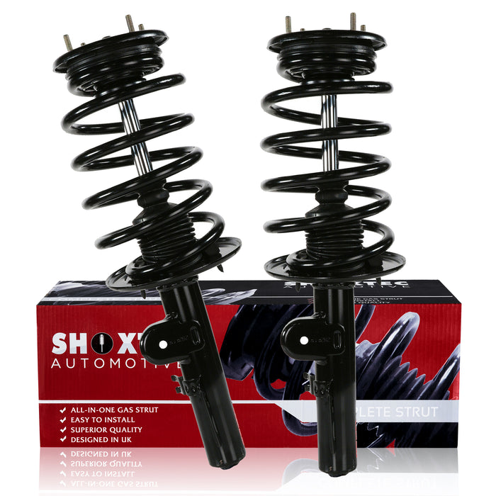 Shoxtec Front Complete Strut Assembly for 2008 2009 Ford Taurus; 2008 2009 Mercury Sable Coil Spring Shock Absorber Repl. Part No. 172530 172531