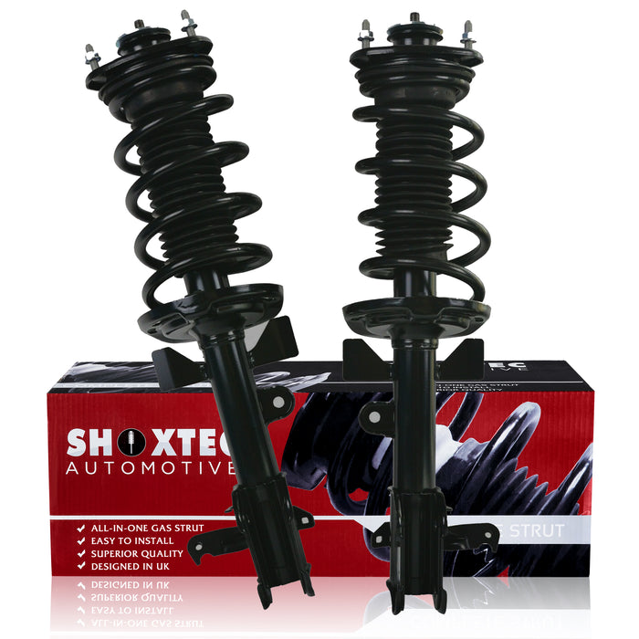 Shoxtec Front Complete Struts Assembly for 2011 2012 Honda Odyssey 3.5L V6 Coil Spring Shock Absorber Repl. part no. 172561 172560