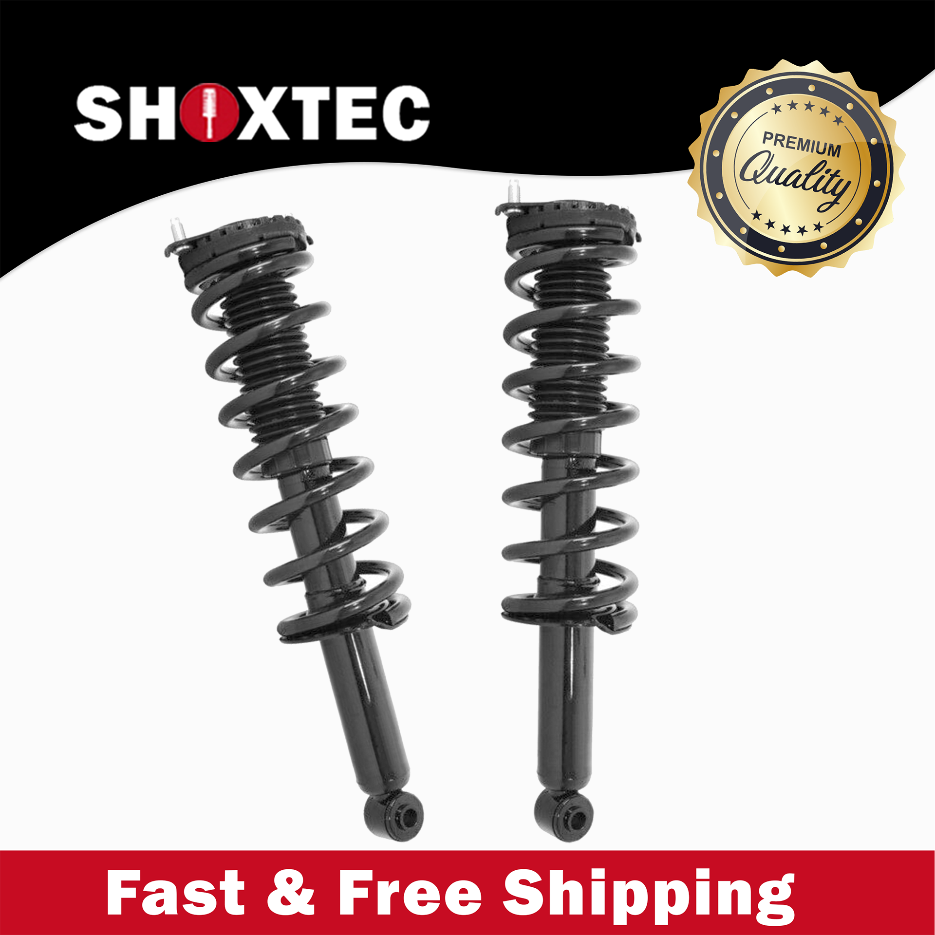 Shoxtec Reemplazo completo del conjunto del puntal trasero para Subaru Outback 2005-2009, número de repl. 172567