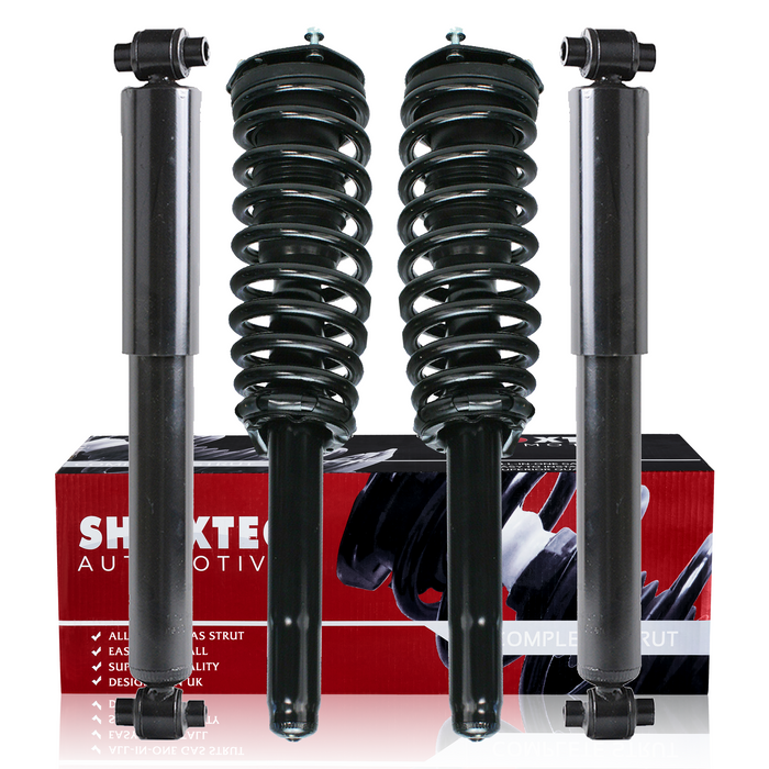 Shoxtec Full Set Complete Strut Shock Absorbers Replacement for 2010-2012 Ford Fusion;  Replacement for 2010-2012 Lincoln MKZ; Replacement for 2010-2011 Mercury Milan; Repl. no 172596 5784