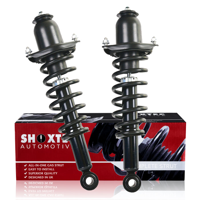 Shoxtec Rear Complete Strut Assembly for 2009-2013 TOYOTA Corolla Coil Spring Assembly Shock Absorber Kits Repl. Part no.172599L 172599R