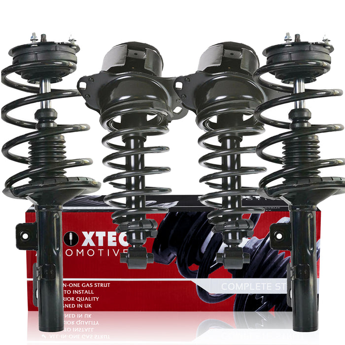 Shoxtec Full Set Complete Struts Assembly Replacement for 2005 - 2007 Ford Five Hundred 2005 - 2007 Mercury Montego Coil Spring Shock Absorber Repl. part no 172614 172615 15183 15184