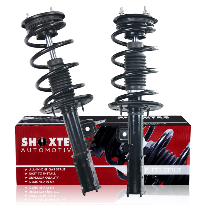Shoxtec Front Complete Struts Assembly for 2013 - 2018 Ford Taurus Coil Spring Shock Absorber Kits Repl. Part no. 172653 172654