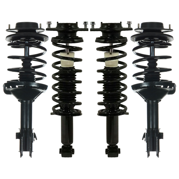 Shoxtec Full Set Complete Struts Assembly Replacement for 2008-2011 Subaru Impreza; 2.5i, Outback Sport, Sport, 2.5 GT, 2.5i Limited, 2.5i Premium; 2.5L H4 engine; Repl. part no. 172681, 172680, 272696