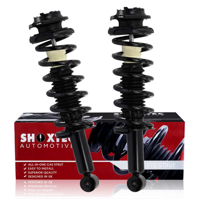 Shoxtec Reemplazo completo del conjunto de puntales traseros para Subaru Impreza 2012-2014 Amortiguador de resorte helicoidal Repl. número de pieza 172696
