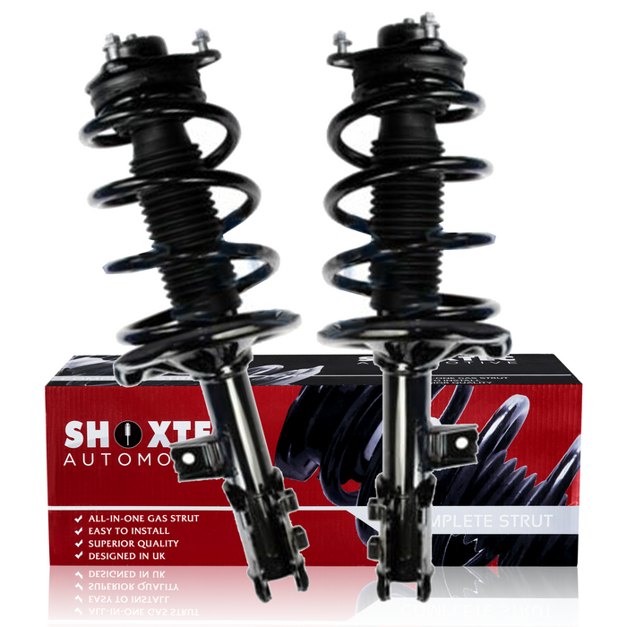 Shoxtec Front Complete Struts Assembly Replacement for 2010-2013 Kia Forte;2010-2013 Kia Forte Koup; 2012-2013 Kia Forte5 Coil Spring Shock Absorber Repl. part no 172721 172720