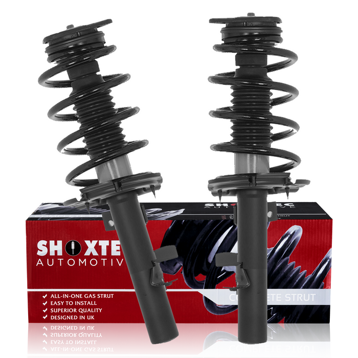 Shoxtec Front Pair Complete Struts Assembly Replacement for 2014-2016 Ford Transit Connect; 1.6L l4; 104.8" Wheelbase Repl. part no. 172787, 172788