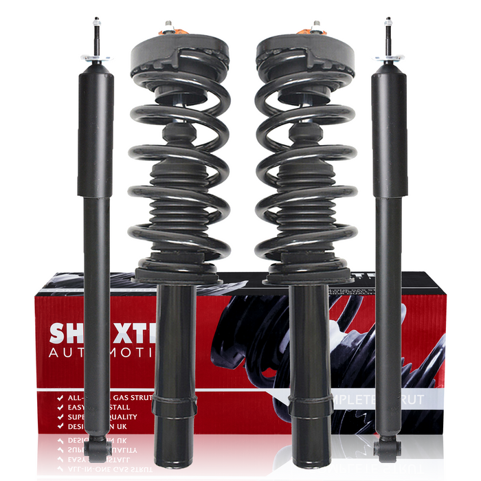 Shoxtec Full Set Complete Strut Shock Absorbers Replacement for 2012-2019 Chrysler 300; AWD Only Replacement for 2012-2019 Dodge Charger; AWD Only Repl. no 172899L 172899R 5797