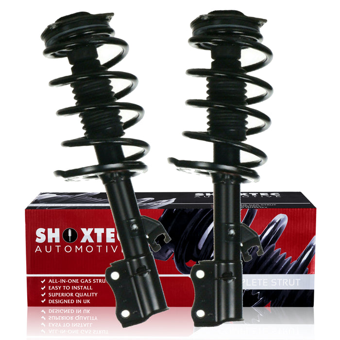 Shoxtec Front Complete Struts Assembly Replacement for 2014 - 2019 Nissan Sentra Coil Spring Shock Absorber Repl. part no 172948 172947