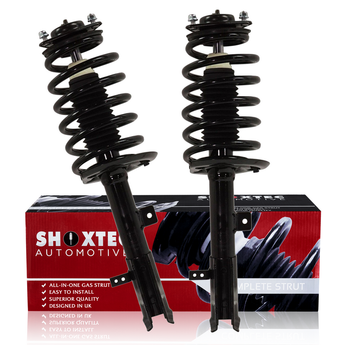 Shoxtec Front Complete Struts Replacement for 2012 - 2017 Jeep Compass 2011 - 2017 Jeep Patriot Coil Spring Assembly Shock Absorber Repl. Part No.172951 172950