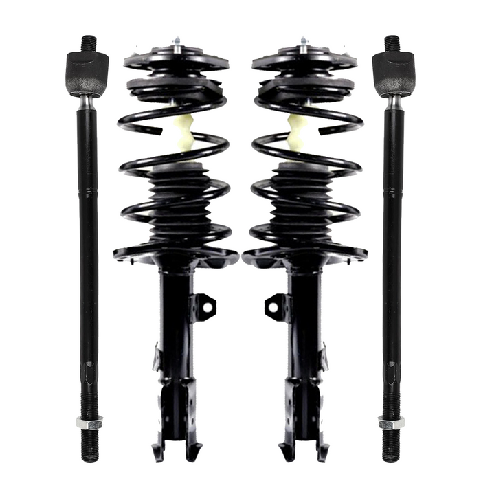 Shoxtec 4pc Front Suspension Shock Absorber Kits Replacement for 2014-2019 Toyota Corolla Includes 2 Complete Struts 2 Inner Tie Rod End