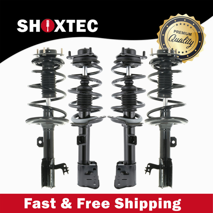 Shoxtec Full Set Complete Strut Assembly Replacement for 2015-2017 Toyota Camry SE, XSE, Hybrid SE Repl No. 172993, 172992, 273034, 273033