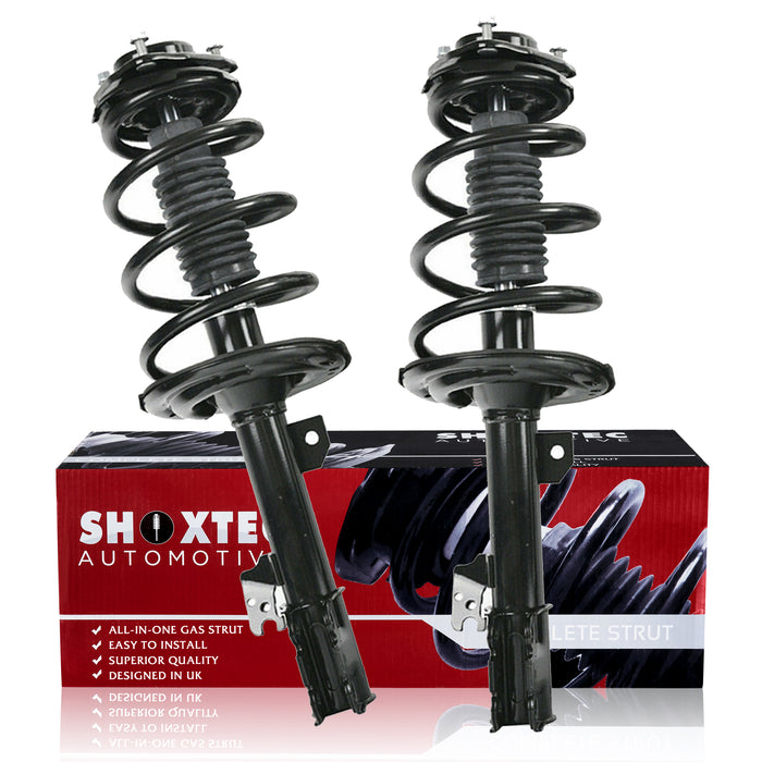 Shoxtec Front Complete Strut Assembly Replacement for 2011-2014 Toyota Sienna Coil Spring Assembly  Shock Absorber Kits Repl. Part no. 173050 173049