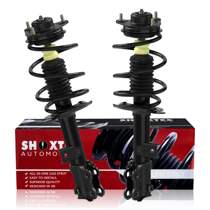 Shoxtec Front Complete Strut Assembly Replacement for 2012-2014 Hyundai Sonata Built from 11/29/2011; without Factory Pro Kit; Replacement for 2012-2015 Kia Optima; USA Built; Built from 11/29/2011 Repl No. 182587, 182588
