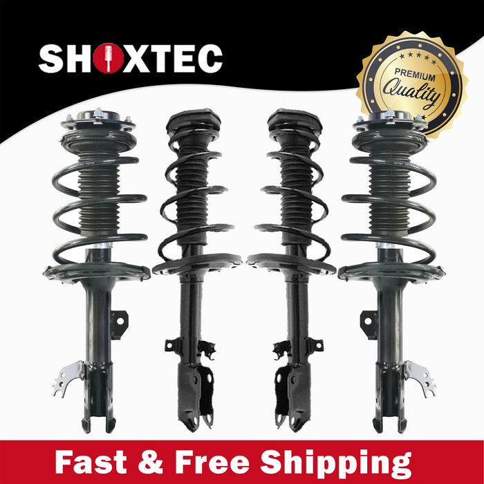 Shoxtec Full Set Complete Strut Assembly Replacement for 2012-2014 Toyota Camry Hybrid LE; Hybrid XLE Repl No. 2333313LR, 2333376LR
