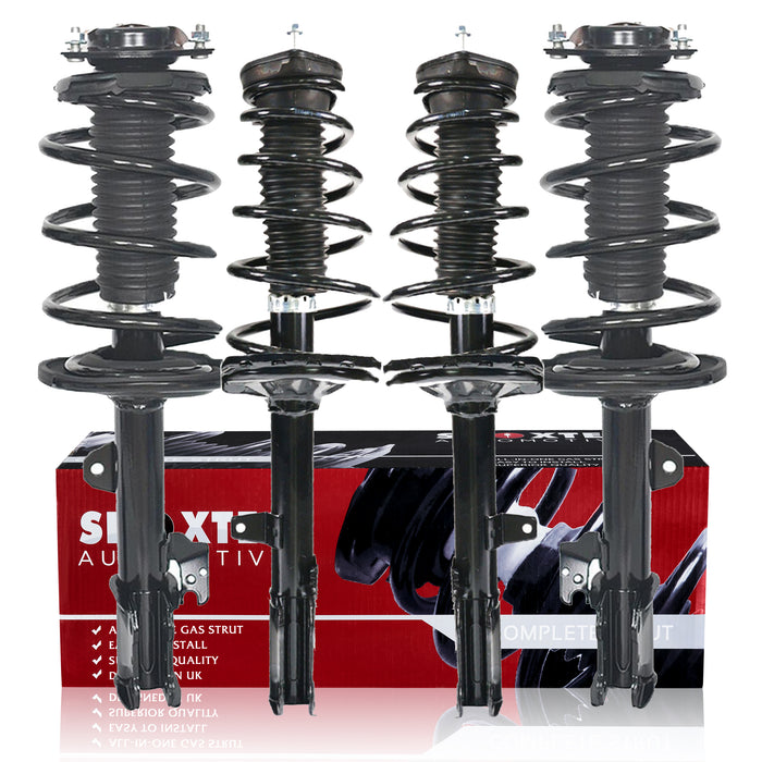 Shoxtec Full Set Complete Struts Assembly Replacement for 2011 - 2013 Toyota Highlander Coil Spring Shock Absorber Repl. part no 2333393L 2333393R 172486 172485