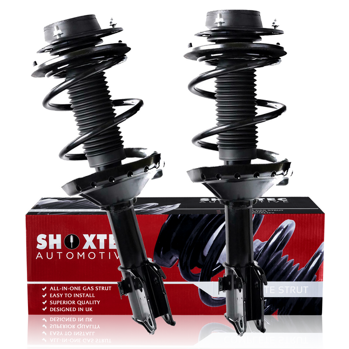 Shoxtec Front Complete Struts Replacement for 2012 - 2014 Subaru Impreza Coil Spring Assembly Shock Absorber Repl. Part No.2333445L 2333445R