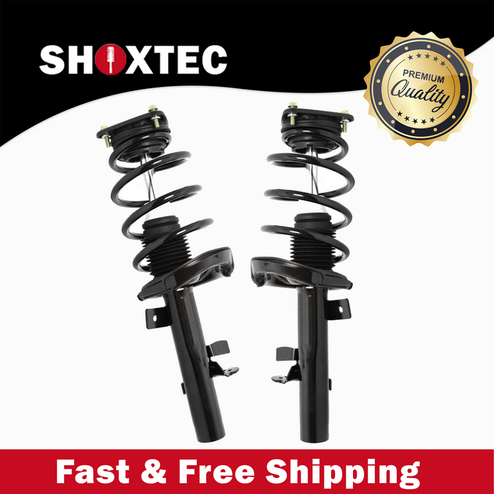 Shoxtec Front Complete Strut Assembly Replacement For 2016-2018 Ford Focus,Electric, Hatchback, FWD, AT, 1 Speed Repl No. 2335893L,2335893R