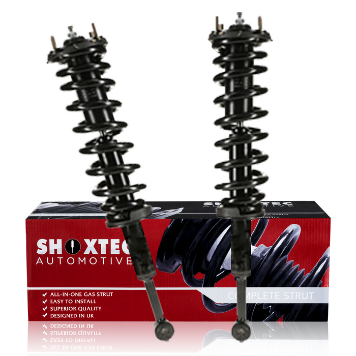Shoxtec Front Complete Strut Replacement for 2007-2021 Toyota Tundra without TRD Package; Repl No. 2345558LR