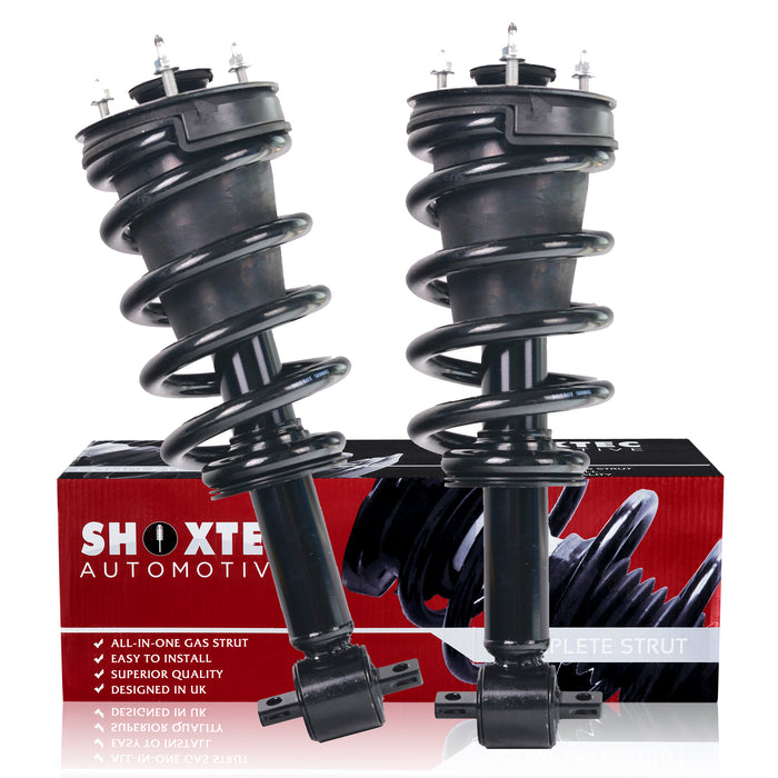 Shoxtec Front Complete Struts Assembly for 2014 - 2019 Chevrolet Silverado 1500; 2014 - 2019 GMC Sierra 1500 Coil Spring Shock Absorber Repl. 239112