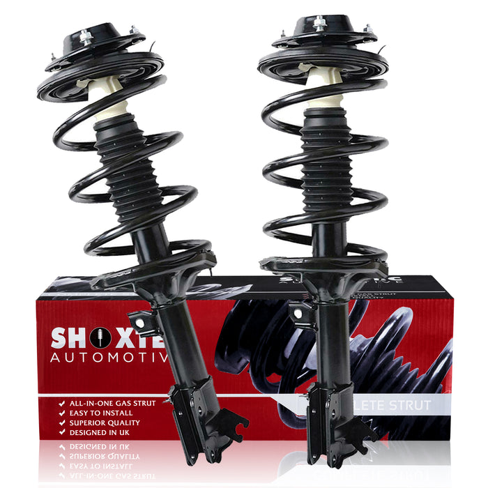 Shoxtec Front Complete Struts for 2003-2006 Hyundai Santa Fe Coil Spring Assembly Shock Absorber Repl.  271436 271435