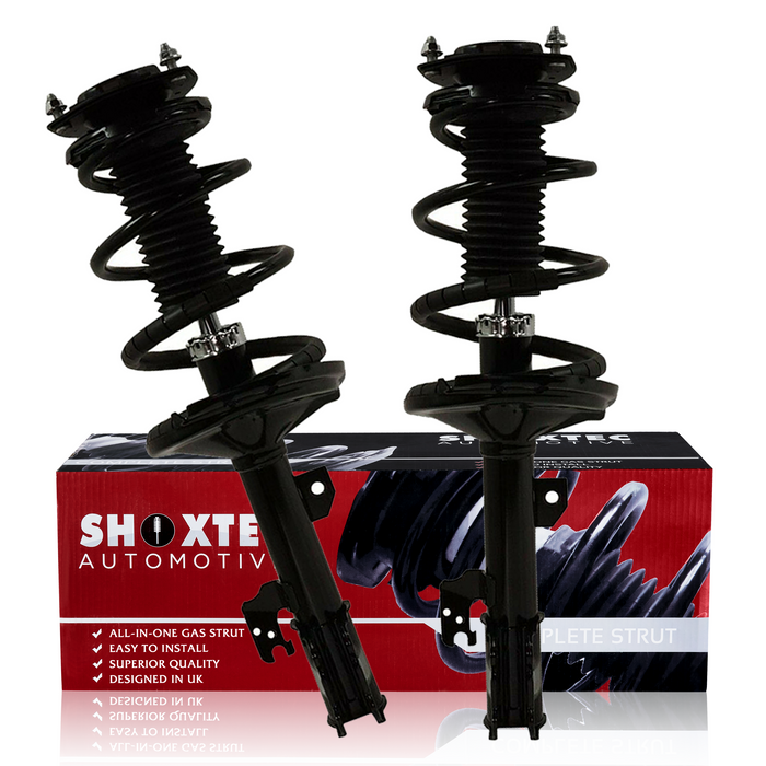 Shoxtec Rear Complete Struts Assembly Replacement for 2006 - 2007 Toyota Highlander 2006 - 2007 Lexus RX400h Coil Spring Shock Absorber Repl. part no 272214 272213