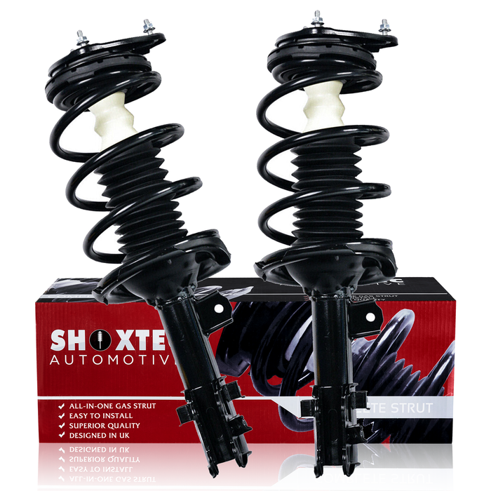 Shoxtec Front Complete Struts Assembly for 2006 - 2011 KIA Rio 5 Coil Spring Assembly Shock Absorber Repl. 272297 272298
