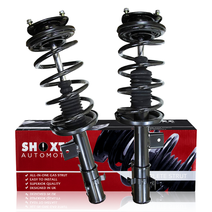 Shoxtec Front Complete Strut Assembly Replacement for 2006 2007 2008 2009 2010 2011 2012 2013 Suzuki Grand Vitara 4-Wheel Drive Coil Spring Assembly Shock Absorber Repl No. 272424, 272423