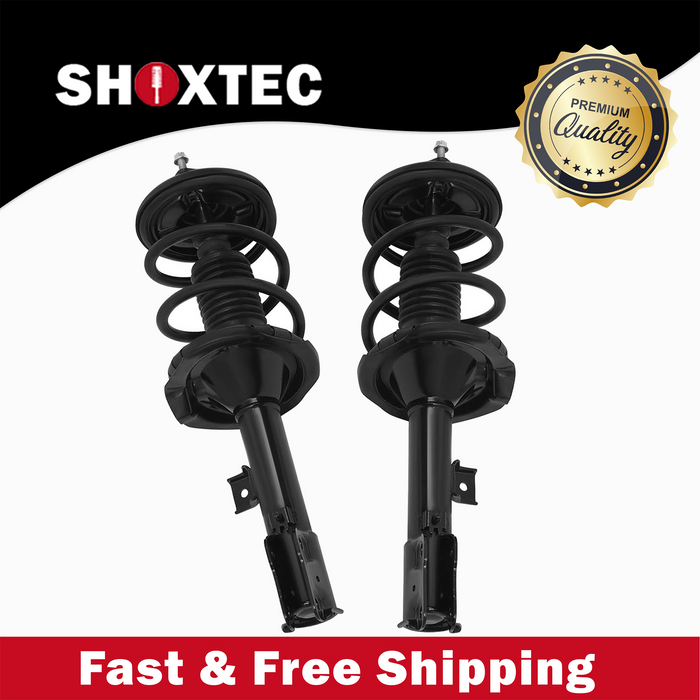 Shoxtec Front Complete Strut Assembly Replacement For 2007-2009 Mitsubishi Outlander 3.0L V6, Repl No. 272438, 272437