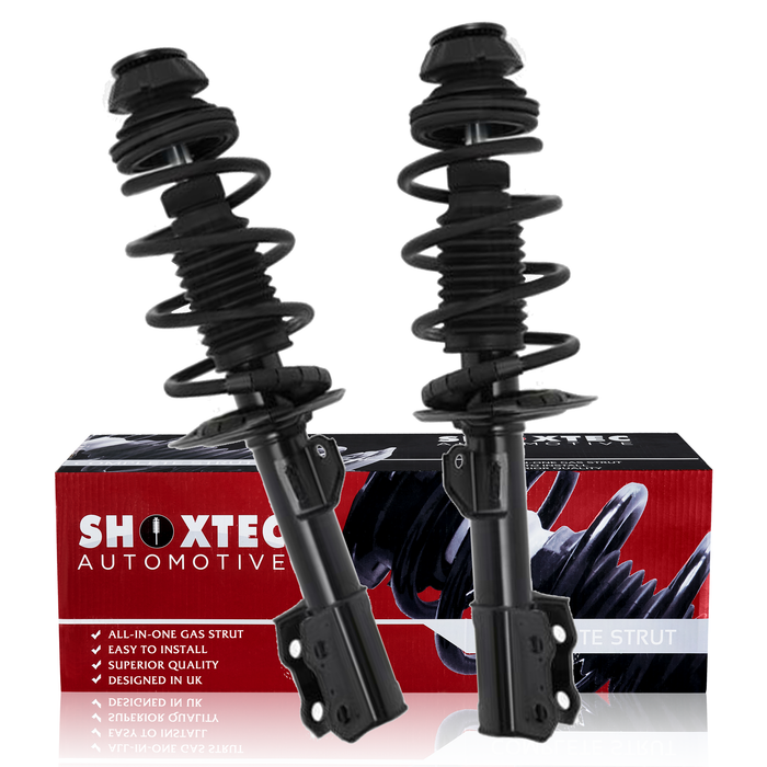 Shoxtec Front Complete Struts Assembly Replacement for 2011- 2014 Scion xD Coil Spring Shock Absorber Repl. part no 272442 272441