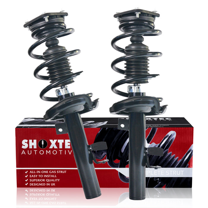 Shoxtec Front Complete Strut Assembly Replacement for 2013 Ford Focus Coil Spring Shock Absorber Repl. Part No. 272523 272522