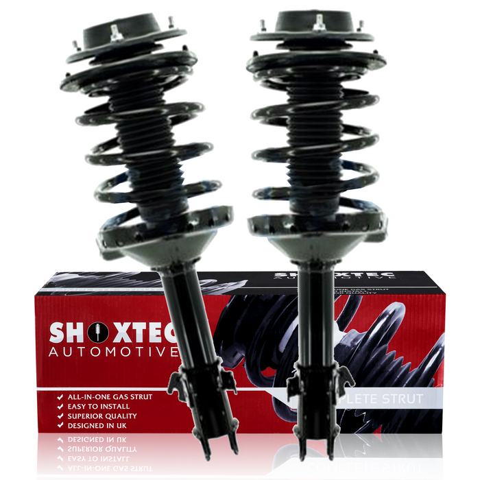 Shoxtec Front Complete Struts Assembly Replacement for 2005-2009 Subaru Outback Coil Spring Shock Absorber Repl. part no 272566 272565