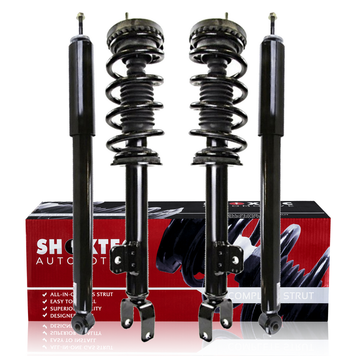 Shoxtec Full Set Complete Strut Shock Absorbers Replacement for 2012-2019 Chrysler 300; Replacement for 2012-2019 Dodge Challenger; Replacement for 2011-2017 Dodge Charger; Repl. no 272665 5797
