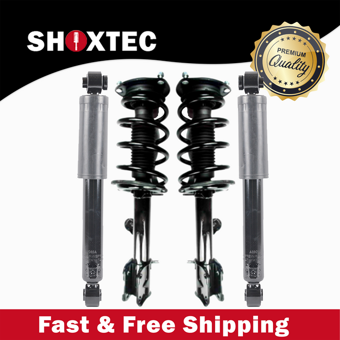 Shoxtec Full Set Complete Strut Assembly Replacement for 2011-2013 Kia Sorento with Sport package Repl No. 272713, 272712, 37322