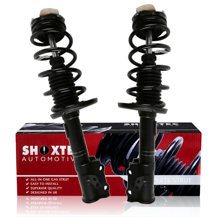 Shoxtec Front Complete Struts Assembly Replacement for 2014-2018 Ford Fiesta Coil Spring Shock Absorber Repl. part no 272779 272778