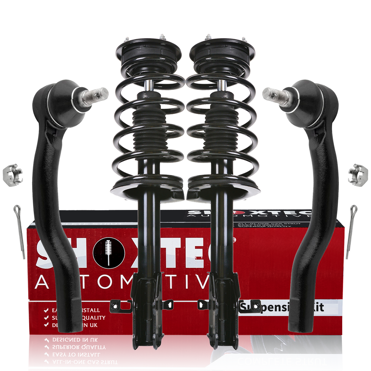 2x Complete Front Struts Shock & Coil Spring for Ford Edge Lincoln 2x Complete Front Struts Shock & Coil Spring for Ford Edge Lincoln