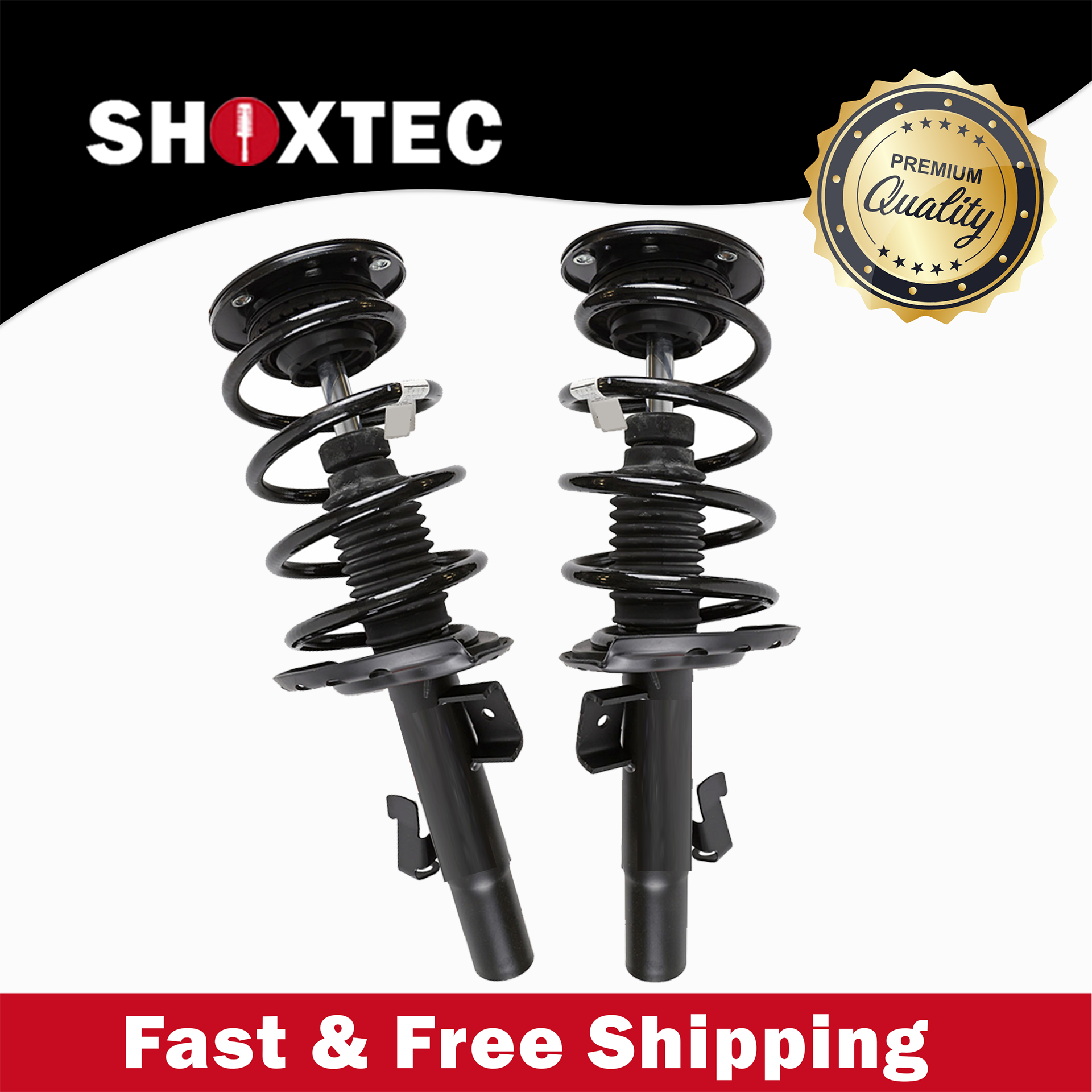 Reemplazo del conjunto de puntal delantero completo Shoxtec para Volvo XC60 2010-2016 sin suspensión electrónica ajustable Repl No. 272959, 272958
