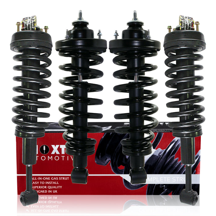 Shoxtec Full Set Complete Struts Assembly Replacement for 2007 - 2010 Ford Explorer Sport Trac Coil Spring Shock Absorber Repl. part no 371124 271125