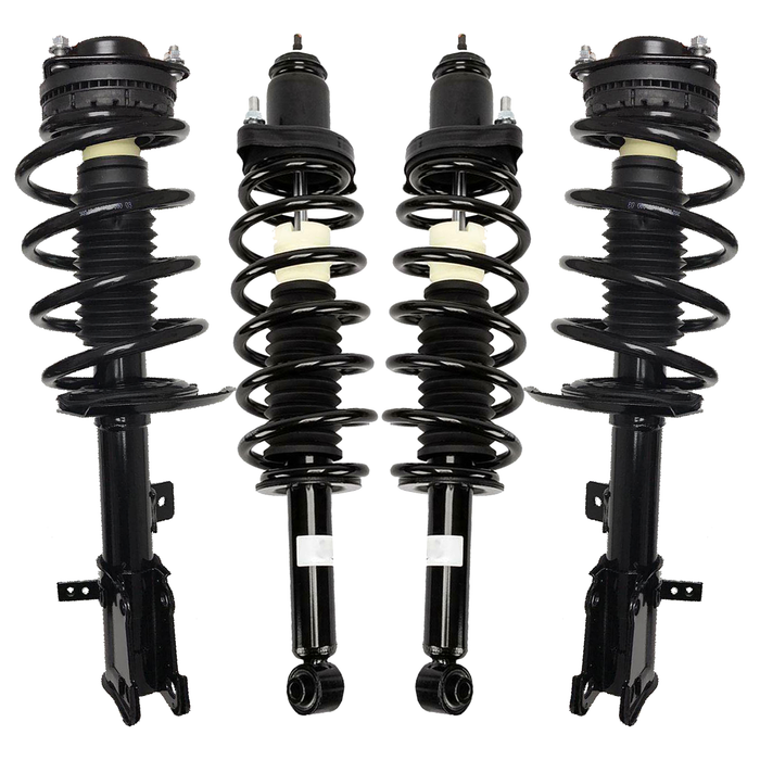 Shoxtec Full Set Complete Struts Assembly for 2011-2014 Chrysler 200 Coil Spring Assembly Shock Absorber Kits Repl. part no.371131 371130 171126