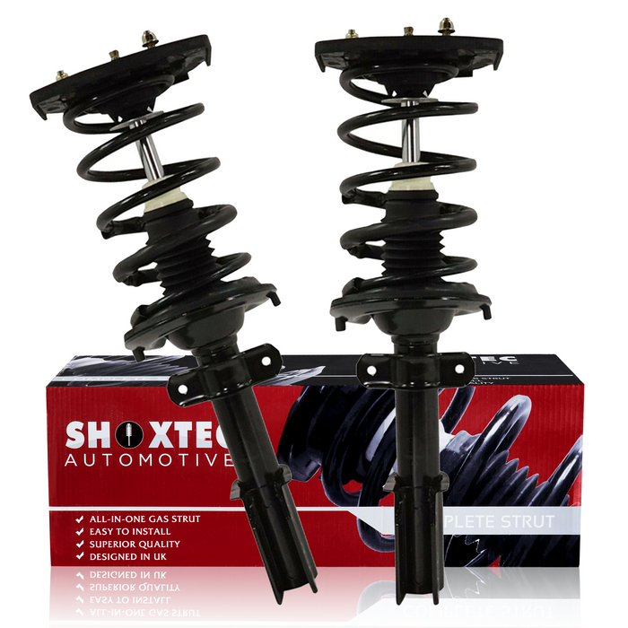 Shoxtec Rear Complete Struts Assembly Replacement for 2005 - 2009 Buick Lacrosse 2005 - 2009 Buick Allure 2004 - 2007 Pontiac Grand Prix 2004 - 2005 Chevrolet Impala Coil Spring Shock Absorber Repl. part no 371662L 371662R