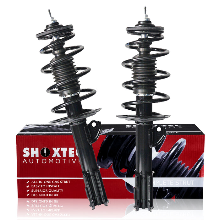 Shoxtec Front Complete Strut Assembly for 2012 - 2015 TOYOTA Yaris Coil Spring Assembly Shock Absorber Kits Repl. Part no. 372289 372288