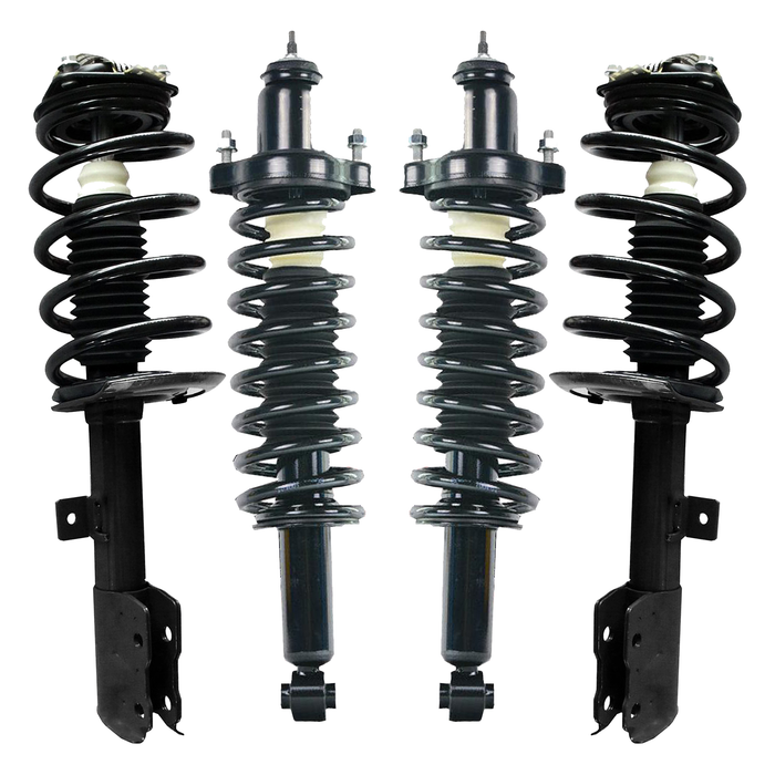 Shoxtec Full Set Complete Struts Assembly for 2007 2008 Jeep Compass AWD; 2007 2008 Jeep Patriot AWD Coil Spring Shock Absorber Repl. 372368 472401