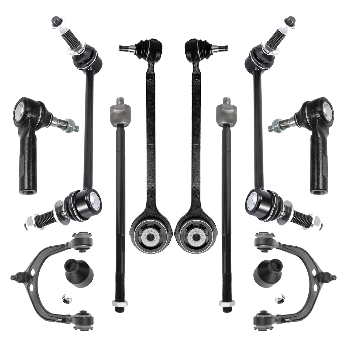 Challenger Front Lower Control Arms With Ball Joints, Sway Bar Links Tie Rods 16csw2500447 Challenger Front Lower Control Arms With Ball Joints, Sway Bar Links Tie Rods 16csw2500447