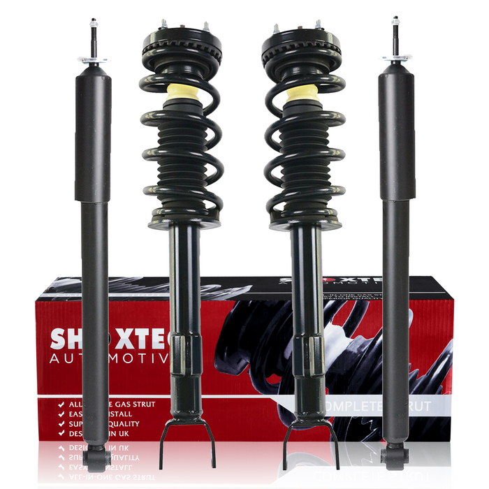 Shoxtec Full Set Complete Strut Shock Absorbers Replacement for 2011 Dodge Challenger; Replacement for 2011 Dodge Charger; RWD Only Replacement for 2014-2019 Dodge Charger; RWD Only