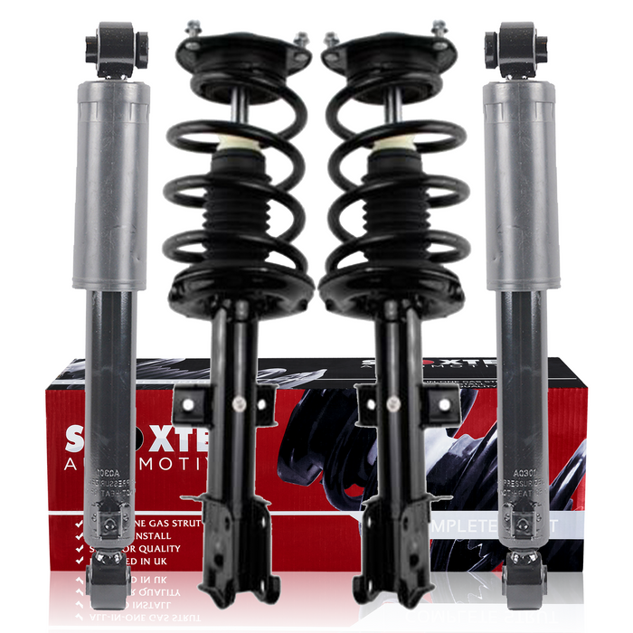 Shoxtec Full Set Complete Strut Assembly Replacement for 2010-2012 Hyundai Santa Fe Repl No. 372713, 372712, 37322