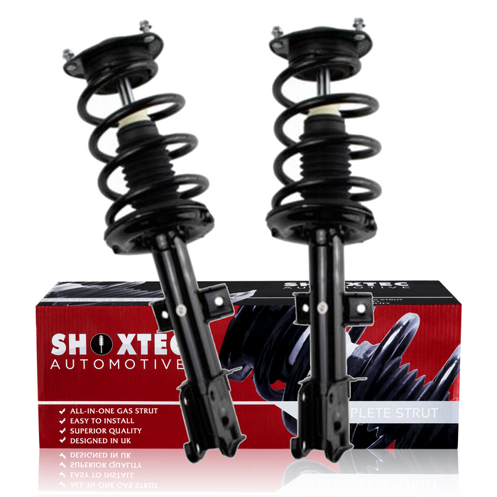 Shoxtec Front Complete Struts Assembly Replacement for 2010-2012 Hyundai Santa Fe Coil Spring Shock Absorber Repl. part no 372713 372712