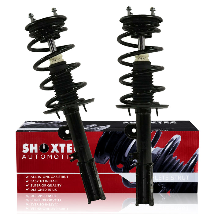 Shoxtec Front Complete Struts Assembly Replacement for 2013 Ford Police Interceptor Utility Coil Spring Assembly Shock Absorber Repl. part no. 372230 372729