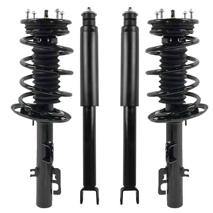 Shoxtec Full Set Complete Strut Assembly Replacement for 2010-2011 Ford Flex; AWD; 3.5L V6, Turbocharged Repl No. 472534, 472535, 37329