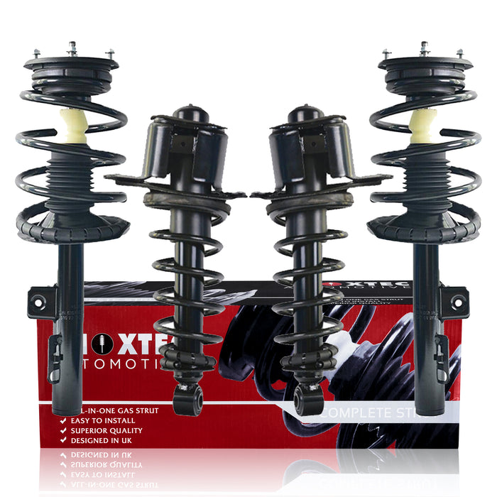 Shoxtec Full Set Complete Struts fits 2005 - 2007 Ford Five Hundred and Mercury Montego Coil Spring Assembly shock Absorber kit Repl no. 11293 11294 15181 15182